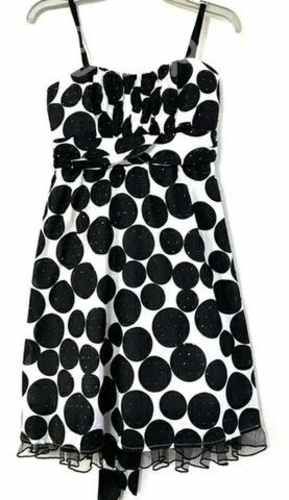 Vestido No Elástico Marca Maurices Xs Blanco Negro