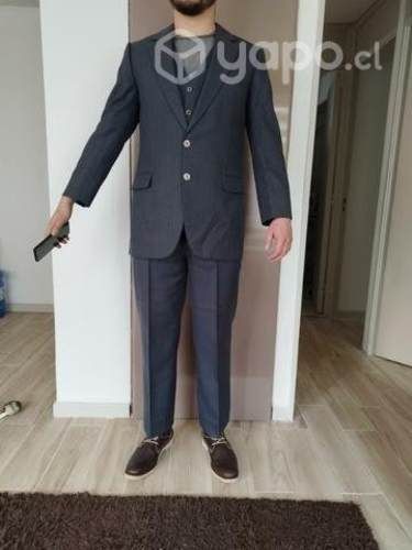 Traje 3 piezas, terno completo con gillete