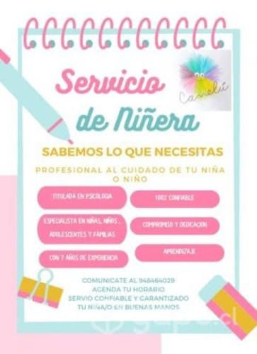 Servicio de Niñera