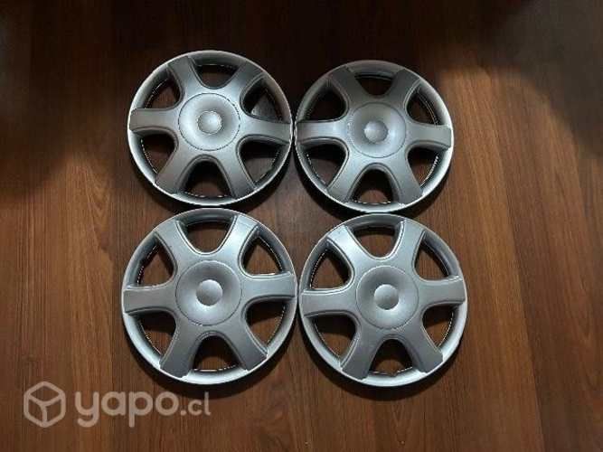 Set 4 Tapas de Automóvil Aro 14