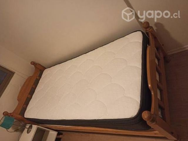 Cama 1 1/2 plaza colchon NUEVO