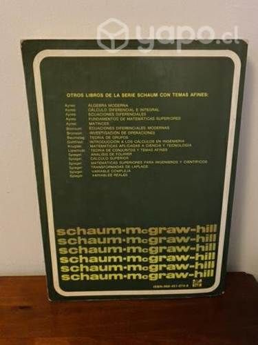 SCHAUM matemáticas finitas antiguo