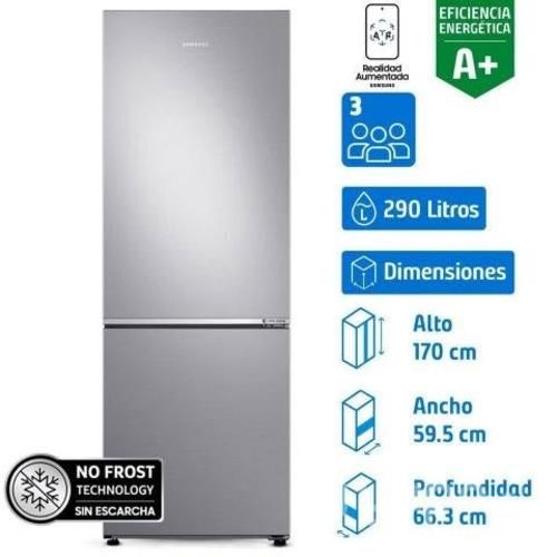 Refrigerador bottom mount 290 litros