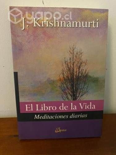 Libro J. Krishnamurti- El libro de la vida