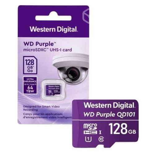 Tarjeta de Memoria MicroSD 128GB WD Purple SDXC