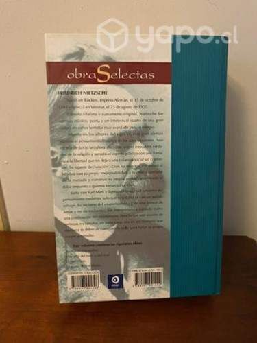 Libro Nietzsche Obras selectas