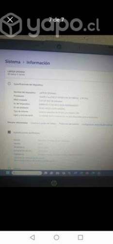 Notebook Hp, impecable muy poco uso