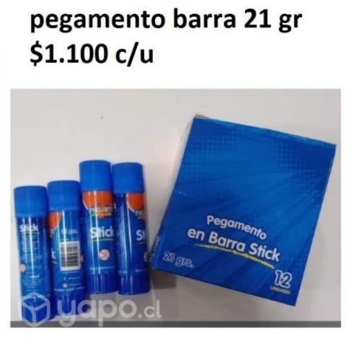 Pegamento en barra 21 gr