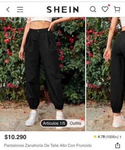 Pantalón negro de mujer