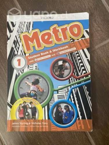 Libro de inglés Metro usado