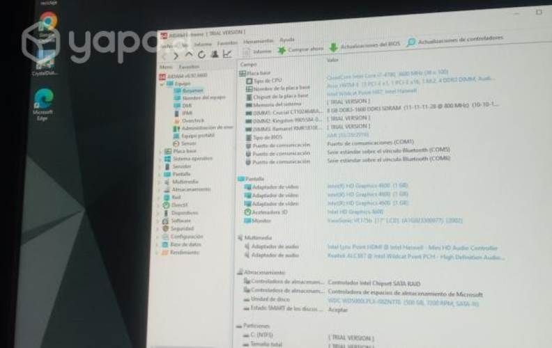 Torre Pc I7 4790 3.6GHZ para proyecto gamer