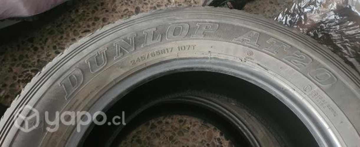 4 Neumáticos Dunlop 245/65R17 sólo 10.000km