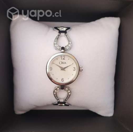 Reloj Mujer - ORIA Classic Daimond Silver