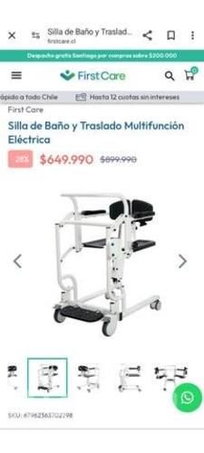 Silla de baño y translado multifuncional
