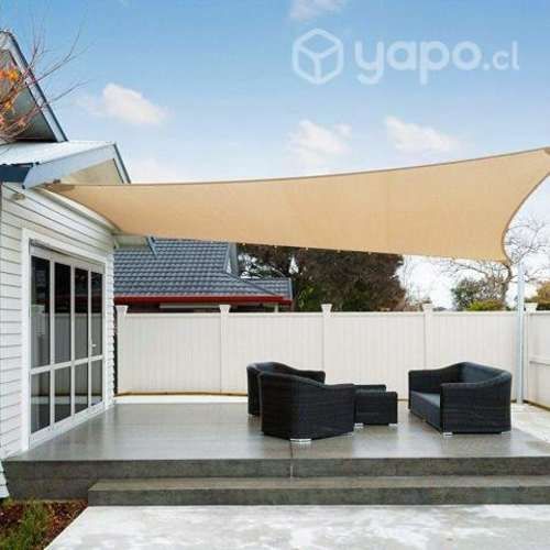 TOLDO RASCHEL RECTANGULAR 3x5 MT BEIGE / NUEVO