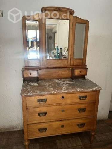 Toilette mármol original palo rosa Antiguo