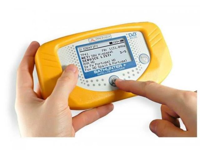 Buscador o Cazador de satélites SATHUNTER+