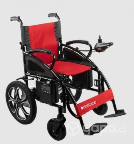 Silla de Ruedas Electrica Premium Rojo
