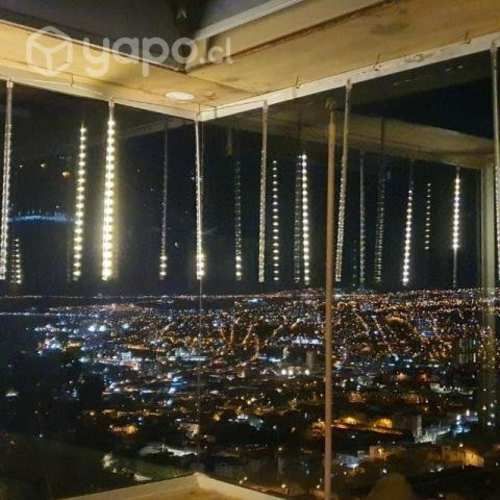 Luces navideñas Meteoritos