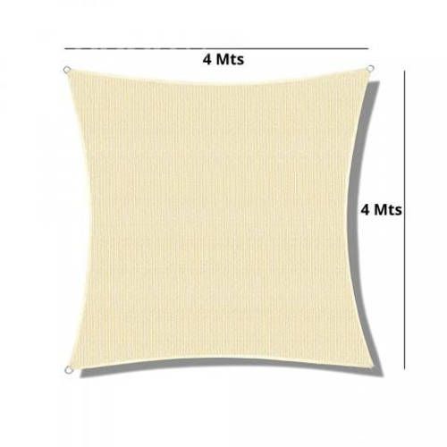 TOLDO RASCHEL CUADRADO 4x4 MT BEIGE / NUEVO