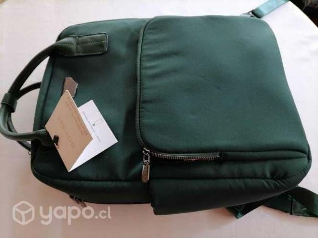 Mochila bolso ellen tracy verde dama