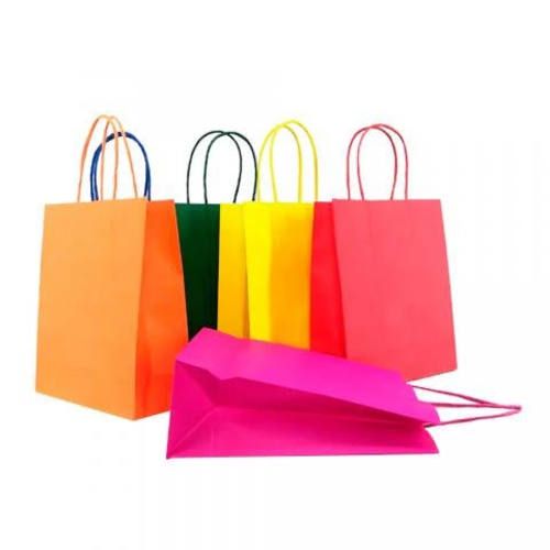 Pack 80 Bolsas Papel Regalo Cumpleaños 21x15x8 cm