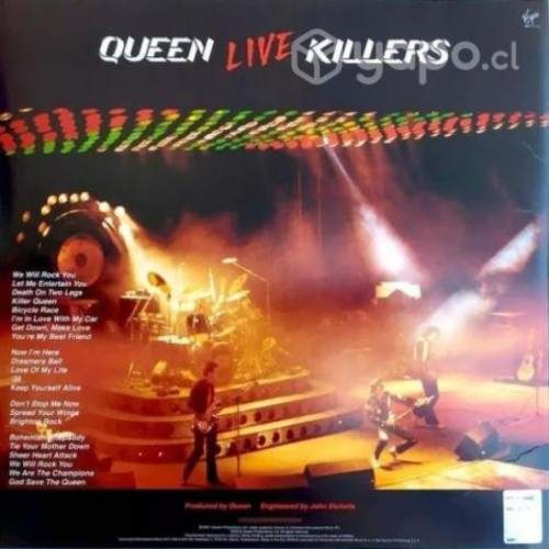 Vinilo europeo Queen Live Killers doble nuevo