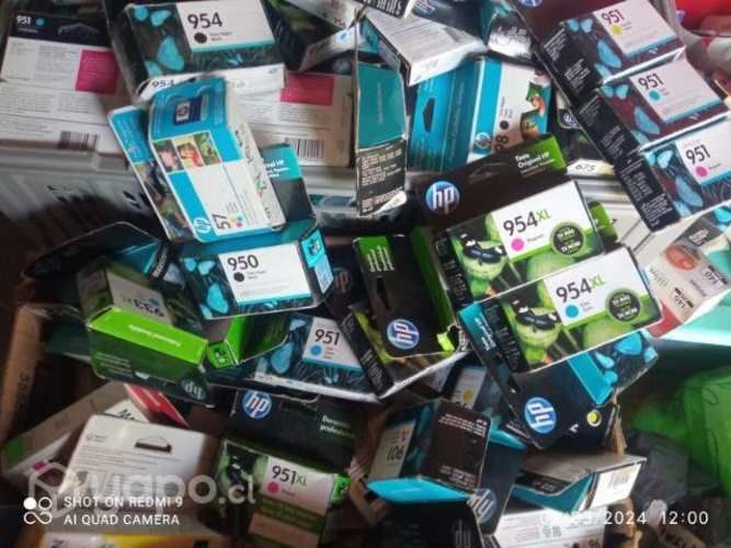 Tintas hp y cabezales diversos modelos originales