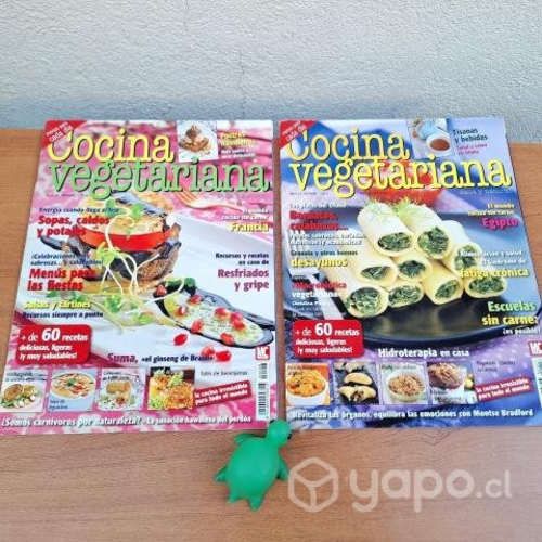 COCINA VEGETARIANA SANA Y NATURAL / 2 revistas