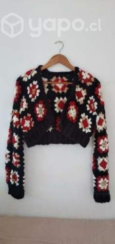 Chaleco tejido a mano