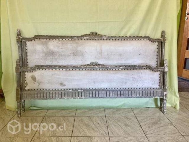 Respaldo Y Piecera De Cama Sheraton Luis Xvi 2/p