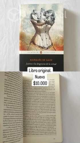 Justine o las desgracias de la virtud, libro