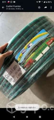 Manguera 3/4 100M Con Malla Rollo Reforzada*