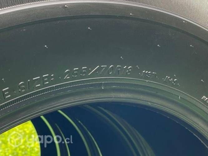 neumáticos aro 18 255/70 r18 Good Year y Mi