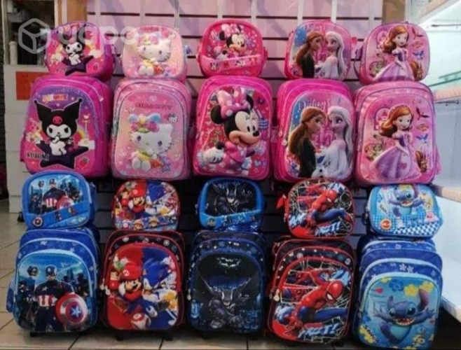 Hermosos Tripack (Mochila+Estuche y lonchera)