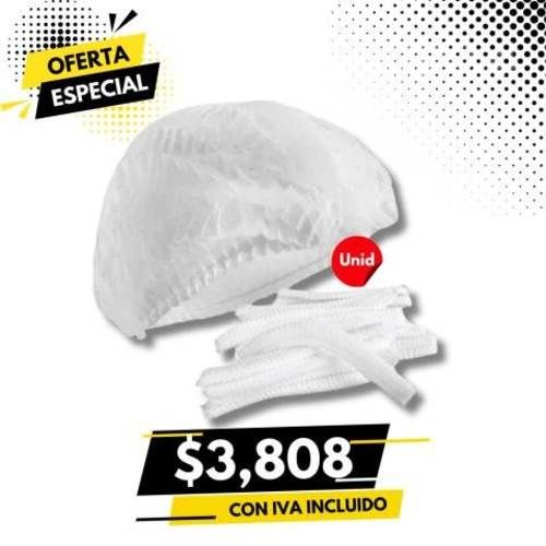 Cofias Desechables Clip 100 Un