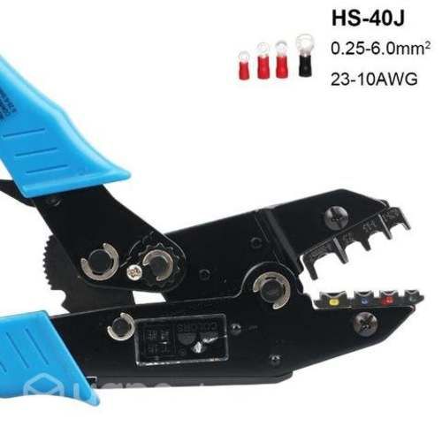 Alicate Crimpador Con set de 9 Cabezales DGP PRO