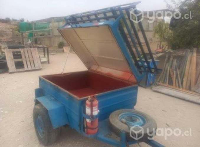 Antena router Internet y carro de arrastre