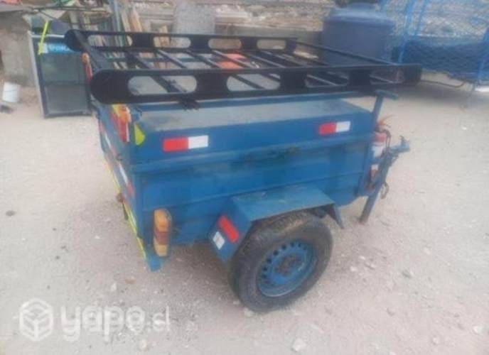 Antena router Internet y carro de arrastre