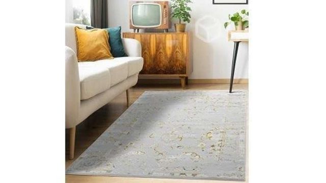 Alfombra babil collection dorado 300x400 cm - Moda