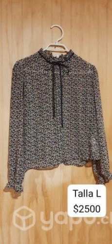 Blusa traslúcida juvenil