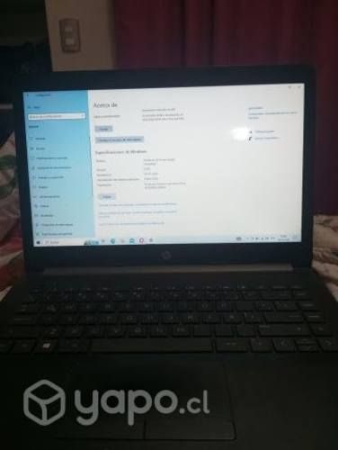 Recién formateado, Notebook HP a la venta
