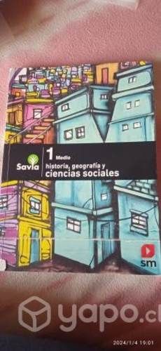 TEXTO CIENCIAS SOCIALES 1° medio S.M savia