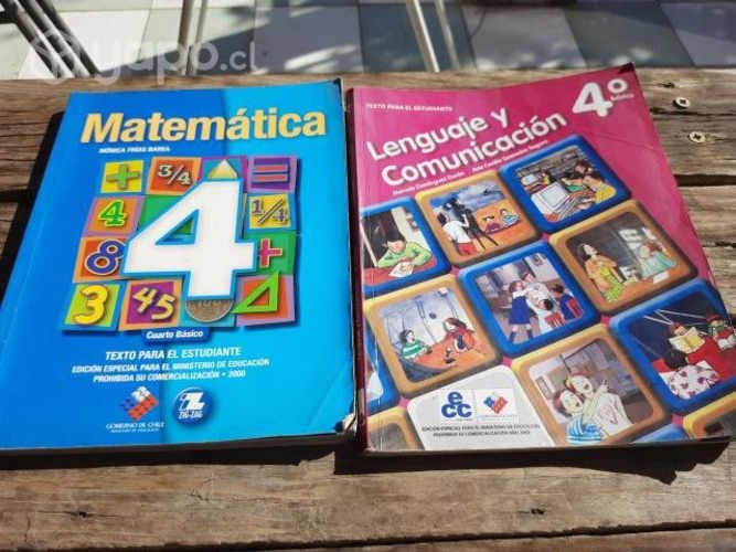 Textos Escolares 1°, 2°, 3°, 4°, 6°, 7° y 8° Básic