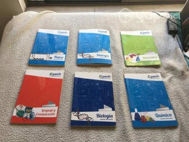 Pack de 6 libros de Cpech preuniversitario