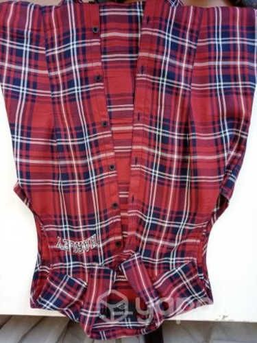 Camisa cuadros roja harley davison original