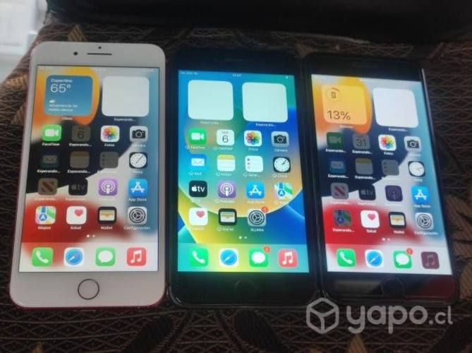 3 equipos Apple Originales 8 plus / 7 Plus / 8