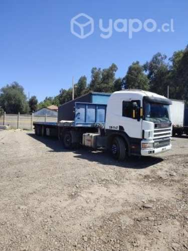 Vendo tracto camion Scania con Rampla
