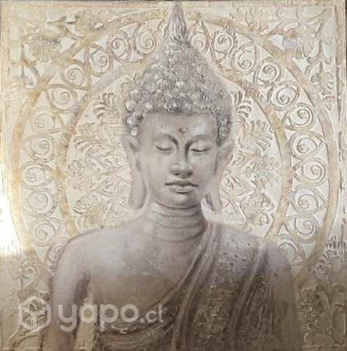 Bello Cuadro budista en tonos pasteles