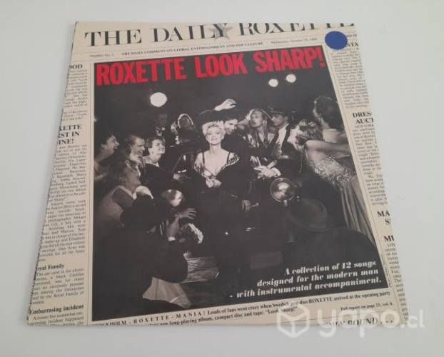 Vinilo Roxette &quot;Look Sharp&quot; Original Suecia 1988